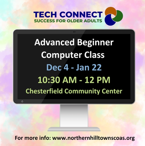 Advanced Beginners Computer Skills class
